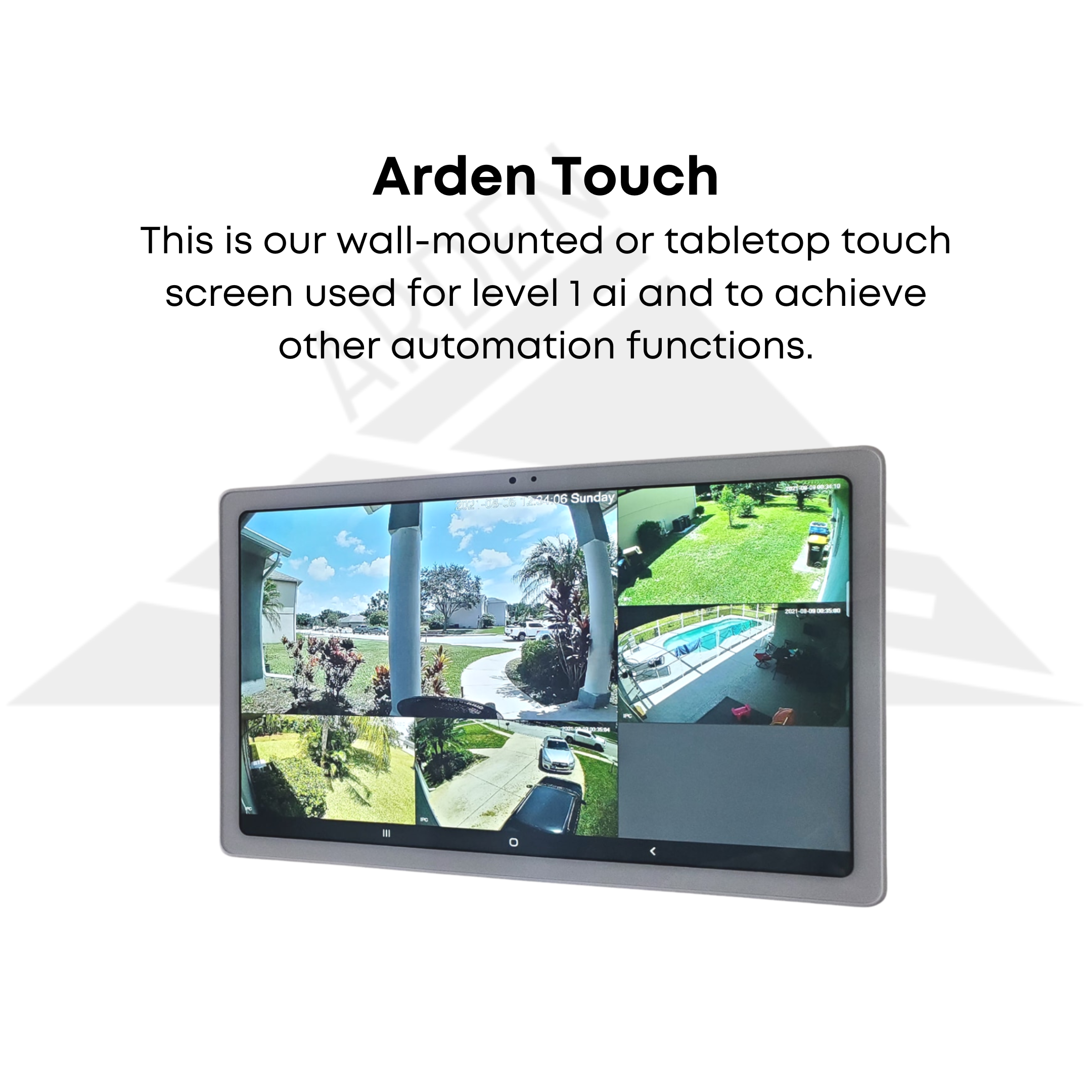 Arden.ai Mounted Touchscreen